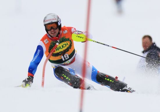 Skiing World Cup. Men's Super combined