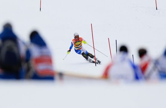Skiing World Cup. Men's Super combined