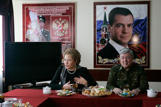 Valentina Matvienko's working visit to Grozny