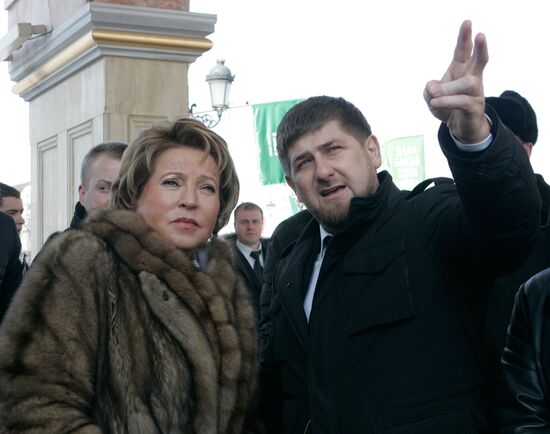 Valentina Matvienko's working visit to Grozny