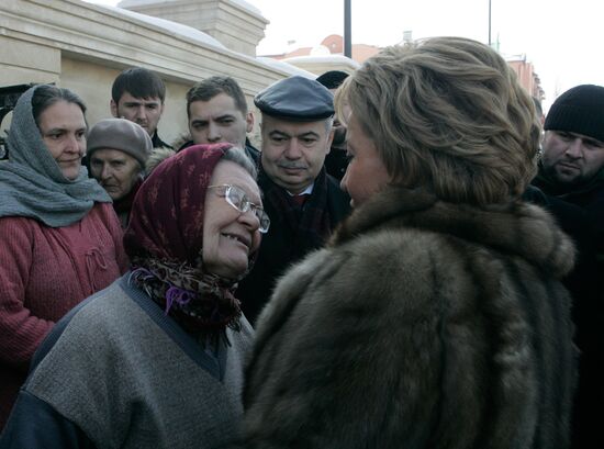 Valentina Matvienko's working visit to Grozny