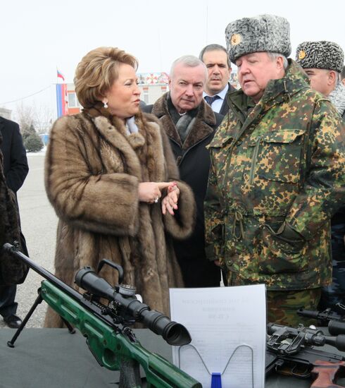 Valentina Matvienko's working visit to Grozny