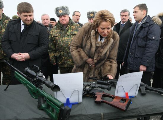 Valentina Matvienko's working visit to Grozny