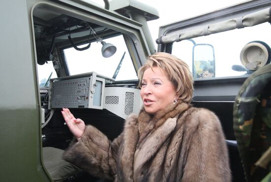 Valentina Matvienko's working visit to Grozny