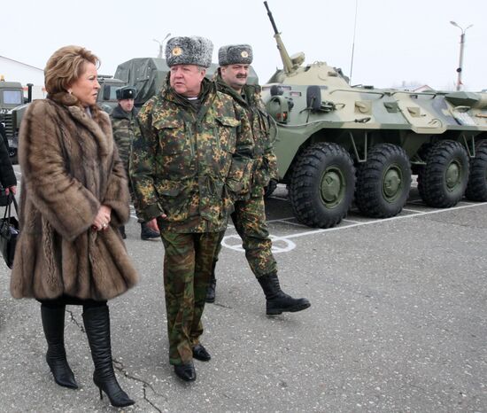 Valentina Matvienko's working visit to Grozny