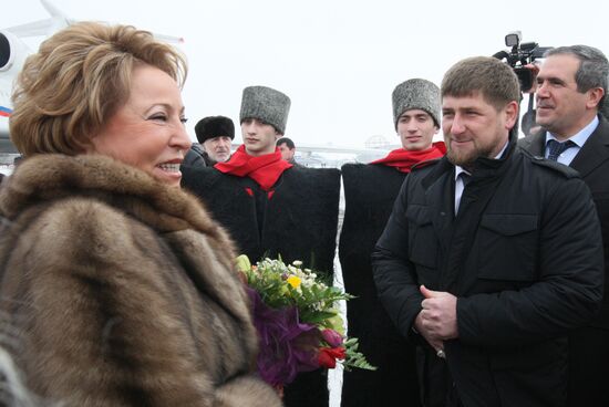 Valentina Matvienko's working visit to Grozny
