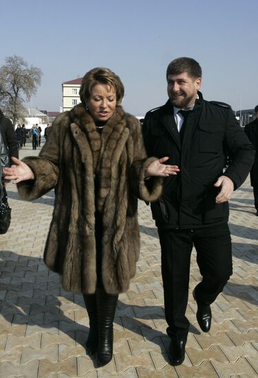 Valentina Matvienko's working visit to Grozny