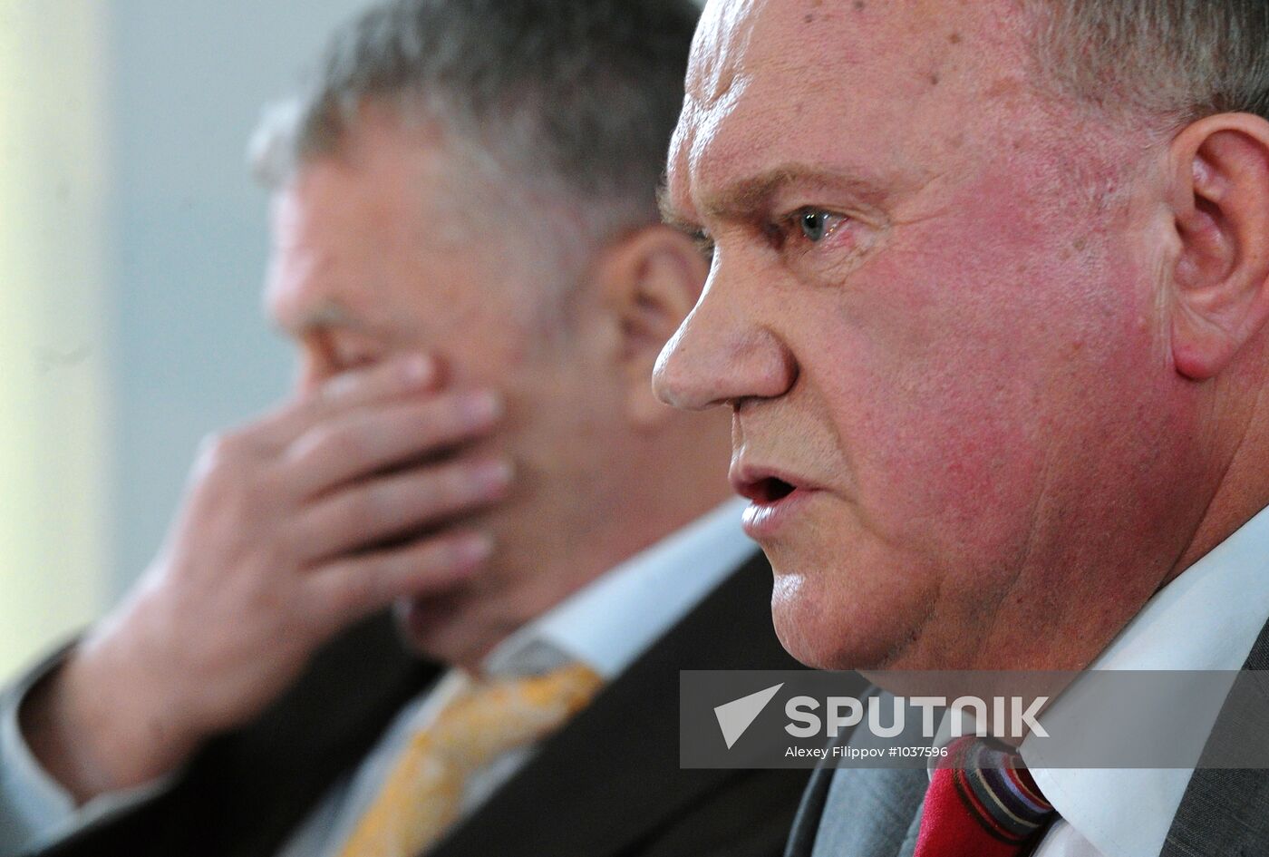 Press conference by Vladimir Zhirinovsky, Gennady Zyuganov