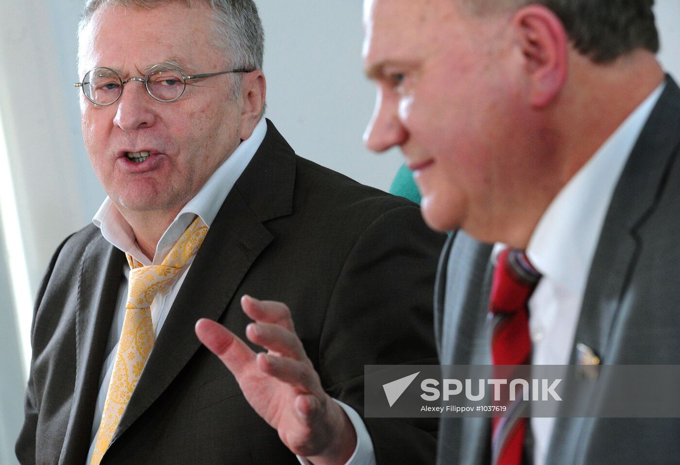 Press conference by Vladimir Zhirinovsky, Gennady Zyuganov