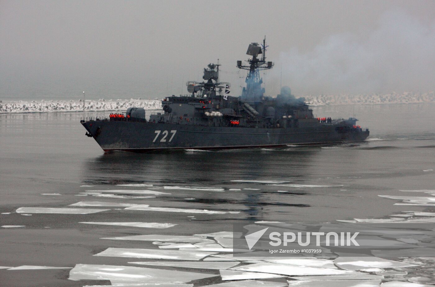 Patrol frigate "Yaroslav Mudry" returns to homebase