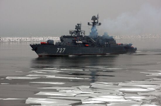Patrol frigate "Yaroslav Mudry" returns to homebase