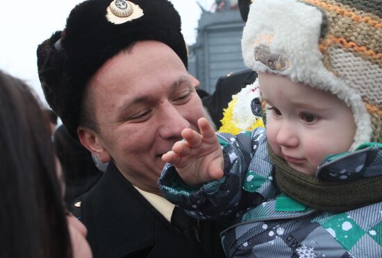 Patrol ship "Yaroslav Mudry" returns to port