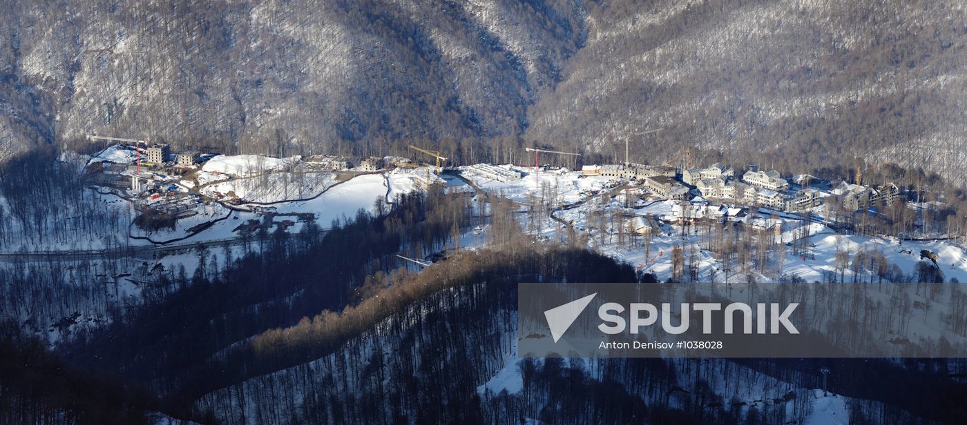 Krasnaya Polyana at night