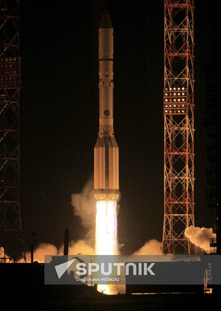 Proton-M rocket carrying SES-4 artificial satellite launched