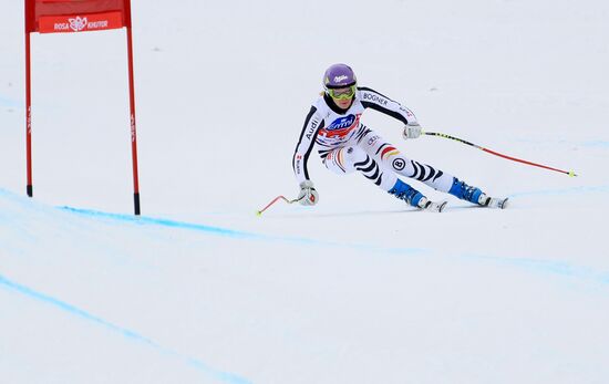 Alpine Skiing. FSI Ski World Cup. Women's training sessions