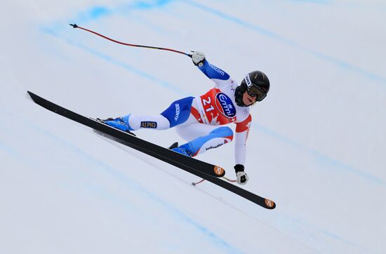 Audi FIS Alpine Ski World Cup. Women. Training sessions