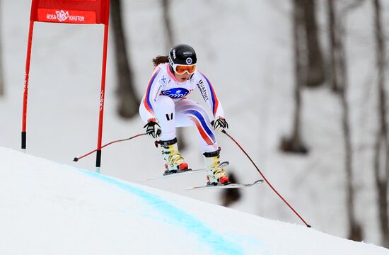 Audi FIS Alpine Ski World Cup. Women. Training sessions