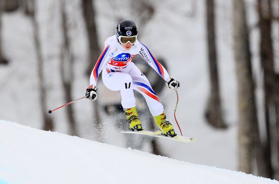 Audi FIS Alpine Ski World Cup. Women. Training sessions