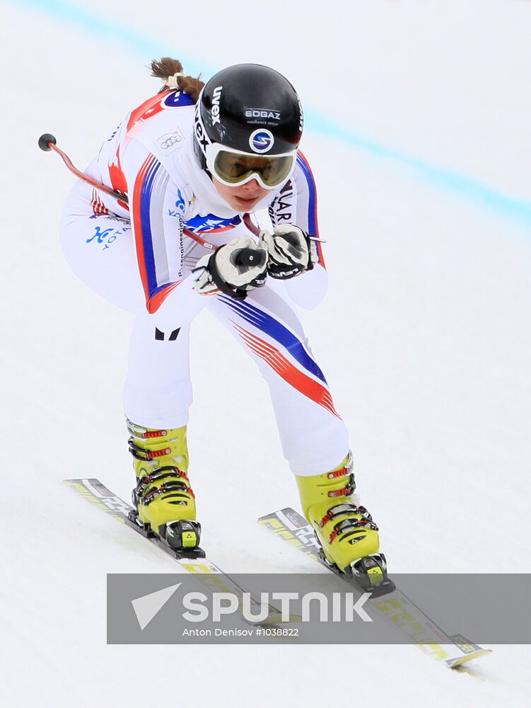 Audi FIS Alpine Ski World Cup. Women. Training sessions