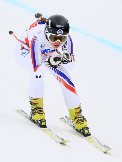 Audi FIS Alpine Ski World Cup. Women. Training sessions