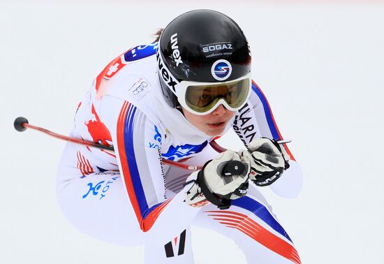 Audi FIS Alpine Ski World Cup. Women. Training sessions