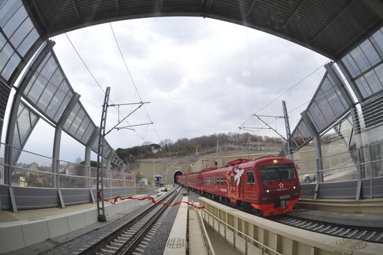Air terminal and tunnel complex in Sochi