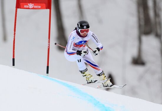 Audi FIS Alpine Ski World Cup. Women. Training sessions
