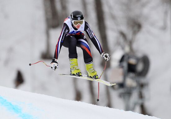 Audi FIS Alpine Ski World Cup. Women. Training sessions