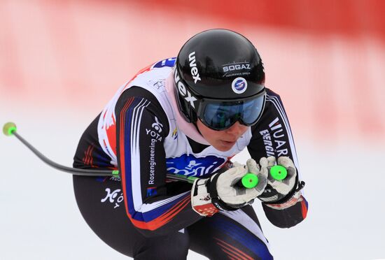 Audi FIS Alpine Ski World Cup. Women. Training sessions