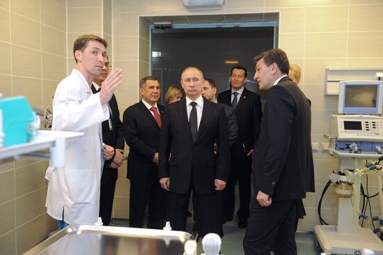Vladimir Putin visits Volga Federal District