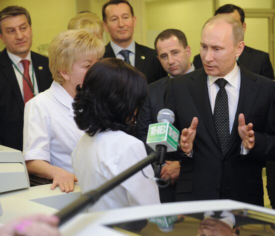 Vladimir Putin visits Volga Federal District