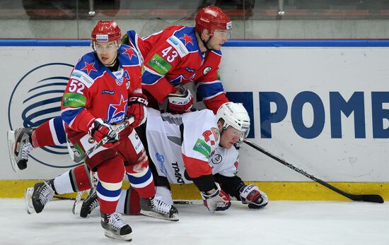 Ice Hockey. KHL. CSKA vs. Traktor