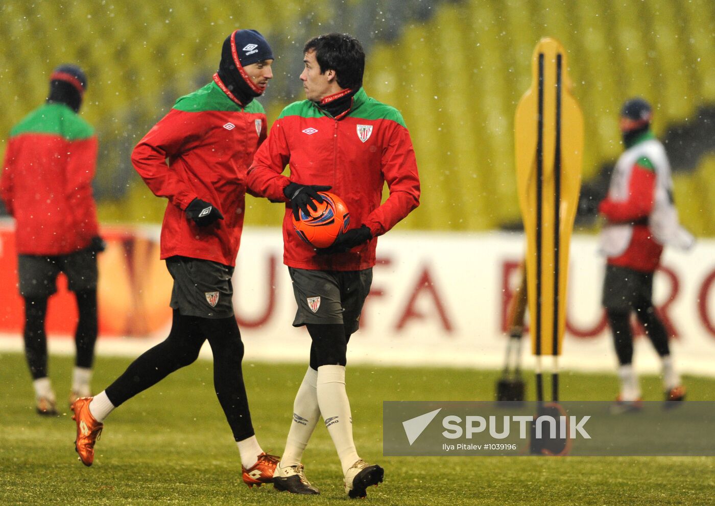 UEFA Europa League. Training of Athletic football club
