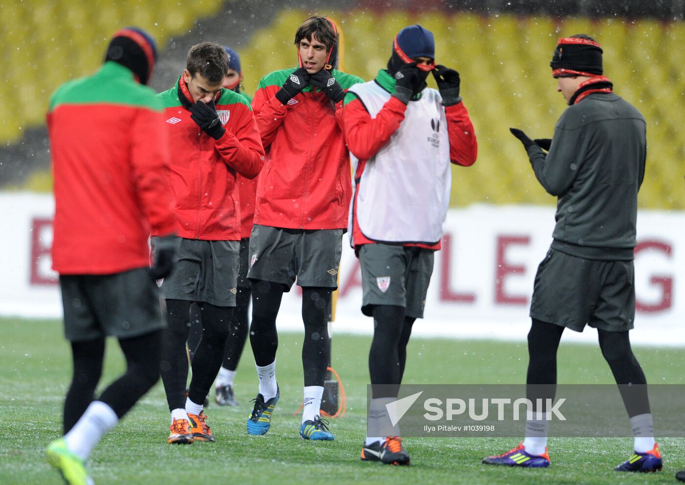 UEFA Europa League. Training of Athletic football club