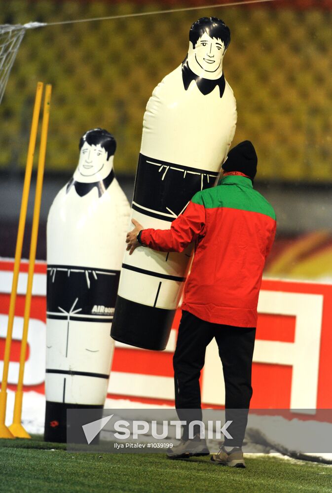 UEFA Europa League. Training of Athletic football club