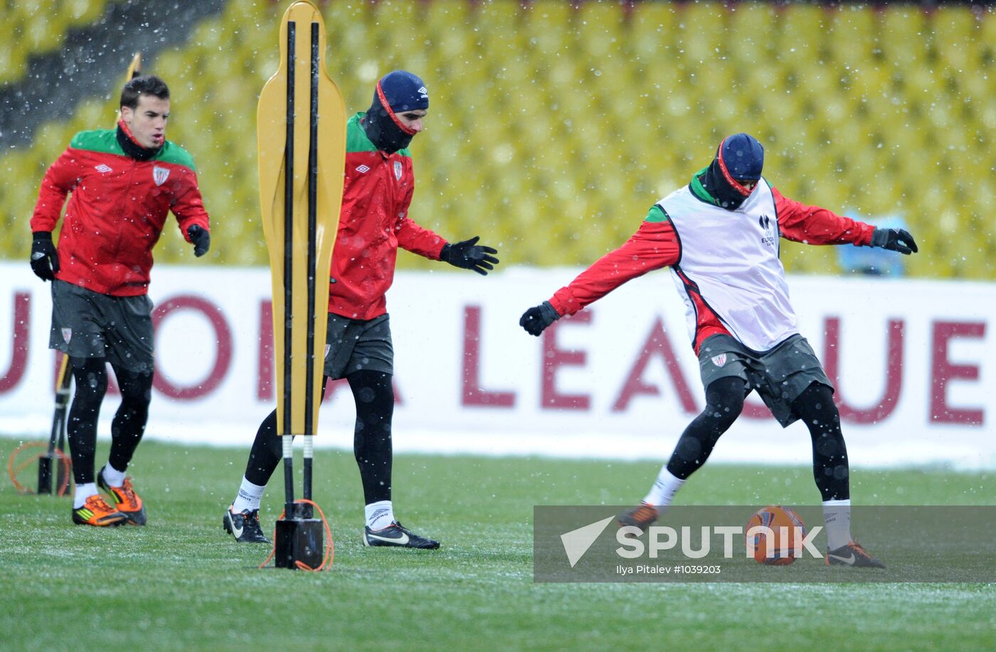 UEFA Europa League. Training of Athletic football club