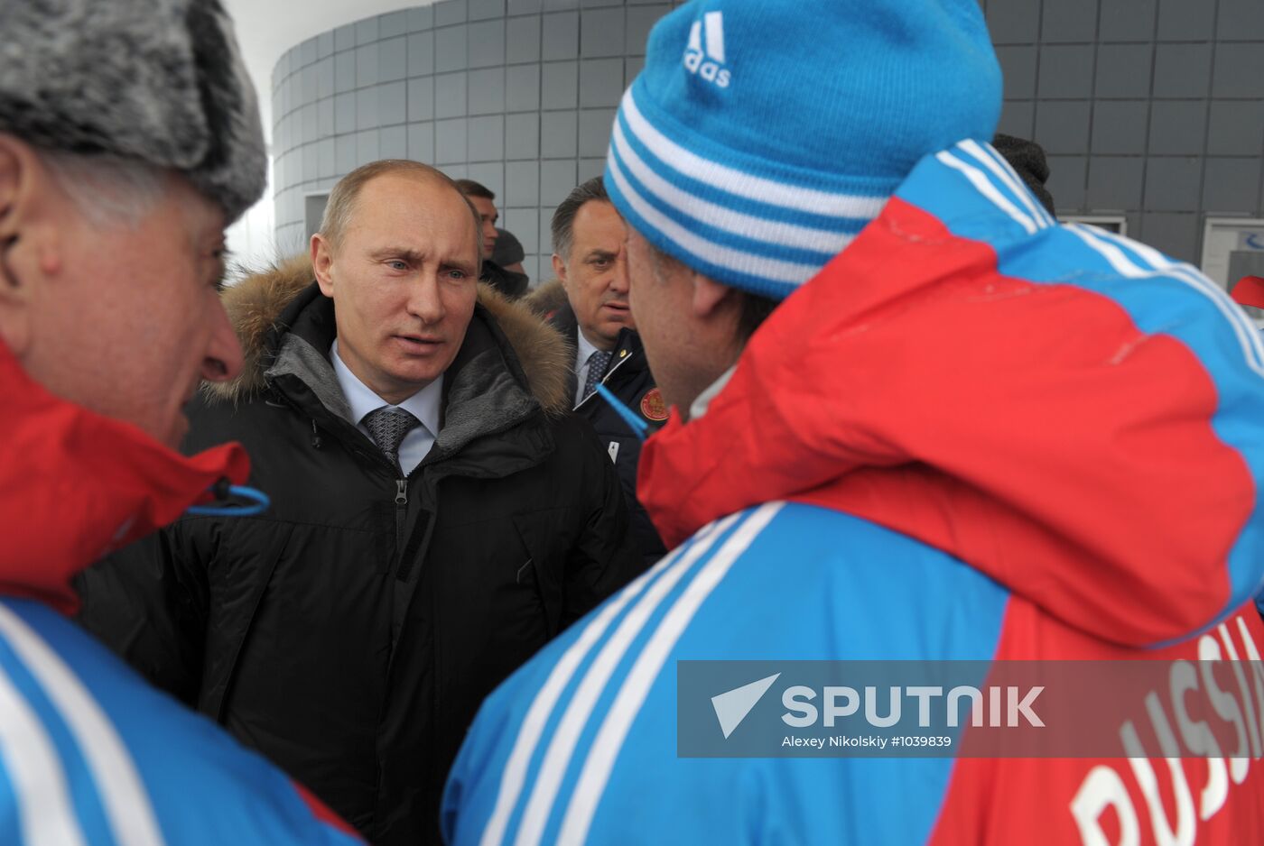 Vladimir Putin visits Paramonovo bobsled and tobogganing center