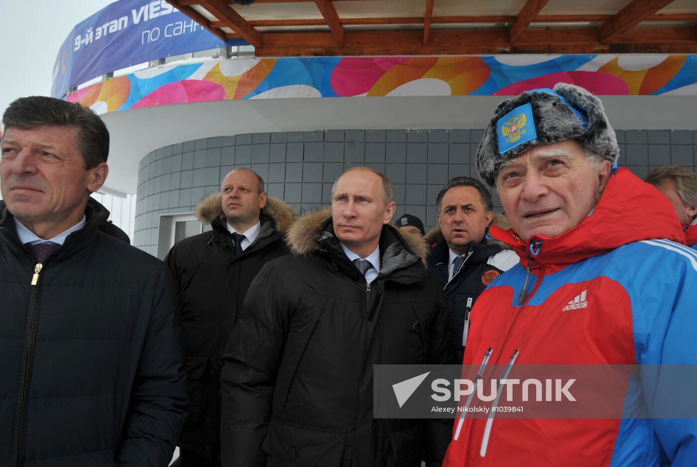 Vladimir Putin visits Paramonovo bobsled and tobogganing center