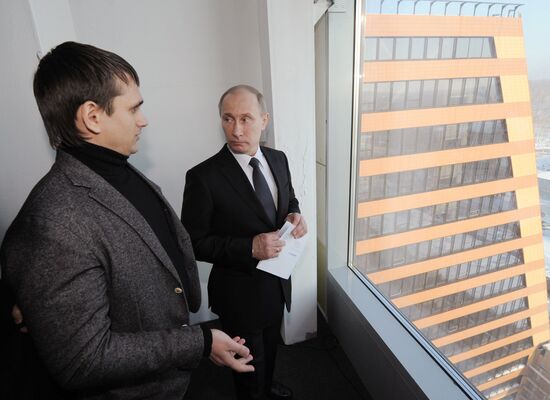 Prime Minister Vladimir Putin visits Siberian Federal District