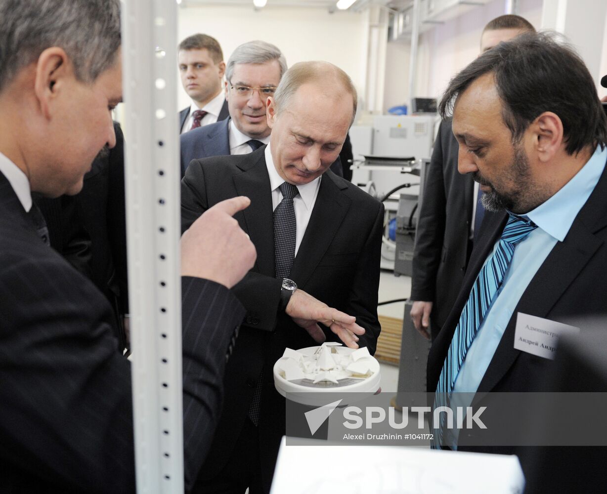 Prime Minister Vladimir Putin visits Siberian Federal District