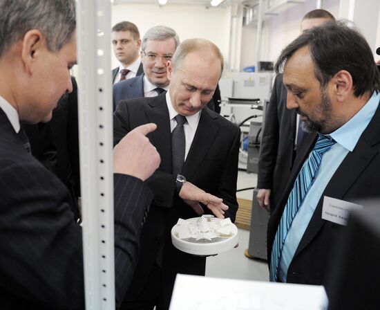 Prime Minister Vladimir Putin visits Siberian Federal District