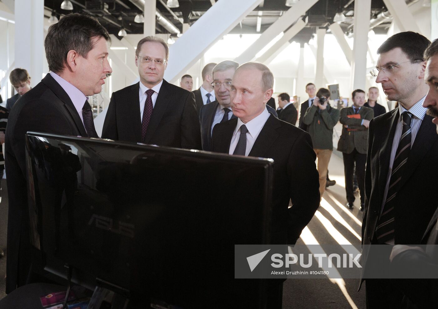 Prime Minister Vladimir Putin visits Siberian Federal District