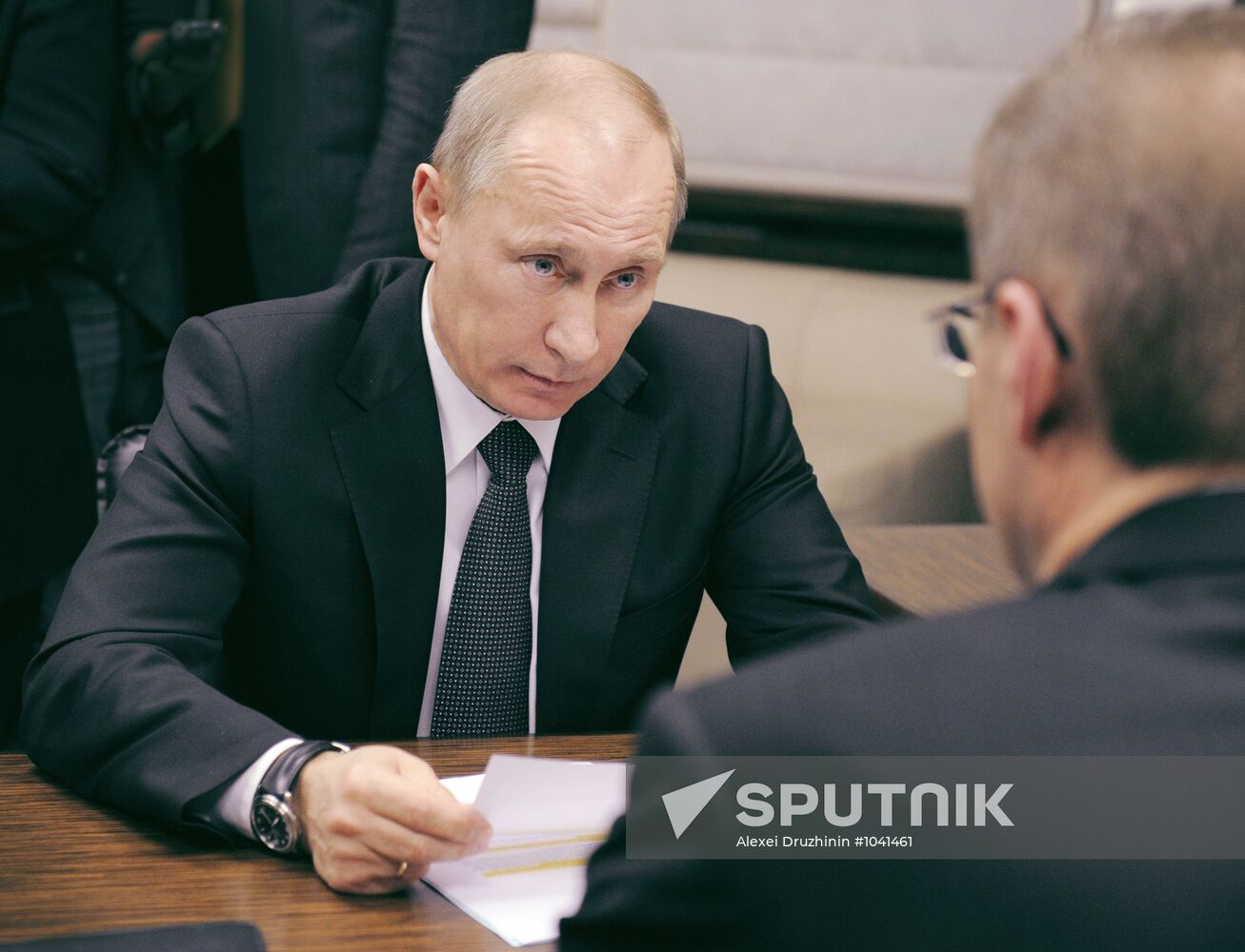 Vladimir Putin visits Siberian Federal District