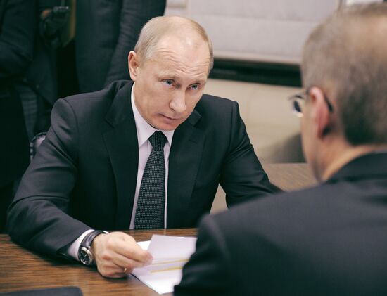 Vladimir Putin visits Siberian Federal District