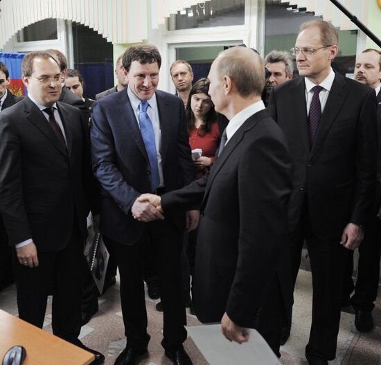 Prime Minister Vladimir Putin visits Siberian Federal District