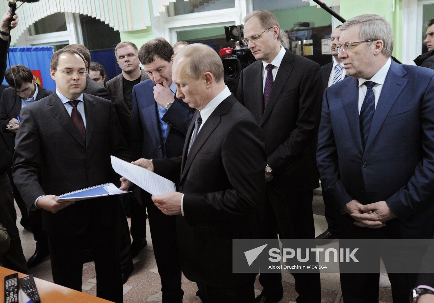 Prime Minister Vladimir Putin visits Siberian Federal District
