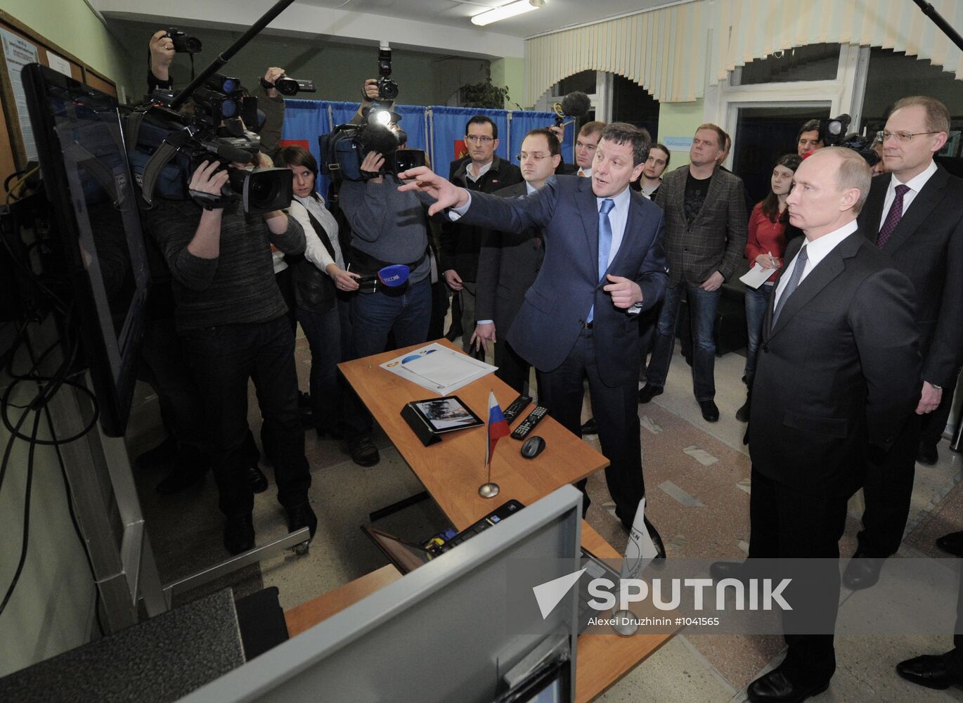 Prime Minister Vladimir Putin visits Siberian Federal District