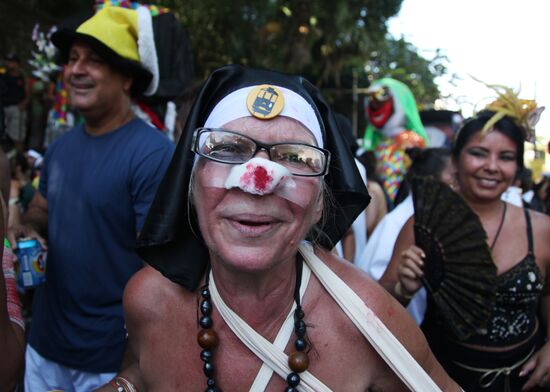 Street carnival in Rio de Janeiro