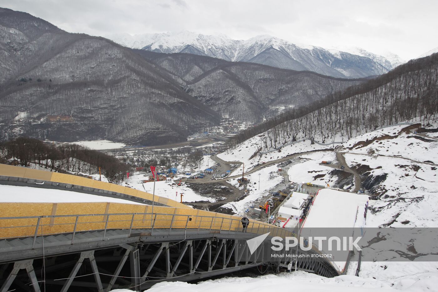 Opening of ski jumping complex Russian Hills in Krasnaya Polyana