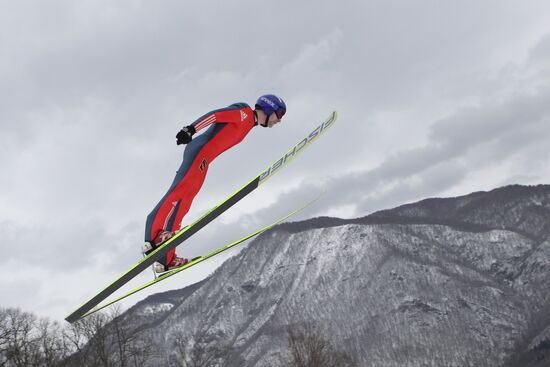 Russkiye Gorki springboard complex in Krasnaya Polyana opened